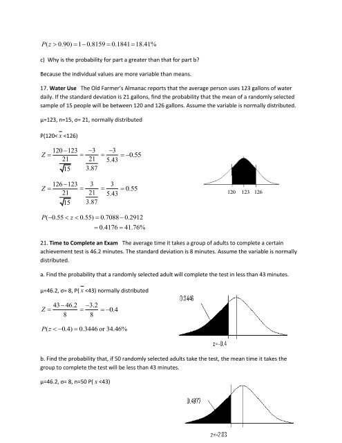 Ch. 6.1 #7-49 odd