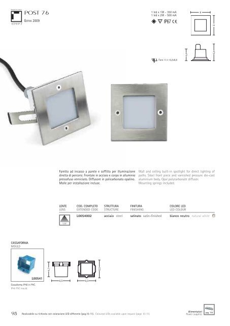 LED 2009 - Lamps & Lighting Ltd