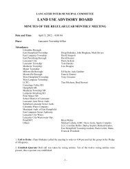 LUAB Minutes - Lancaster Inter-Municipal Committee