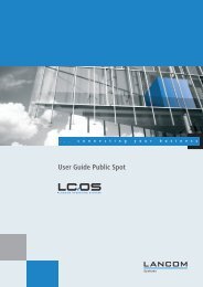 LANCOM Public Spot Option - LANCOM Systems GmbH