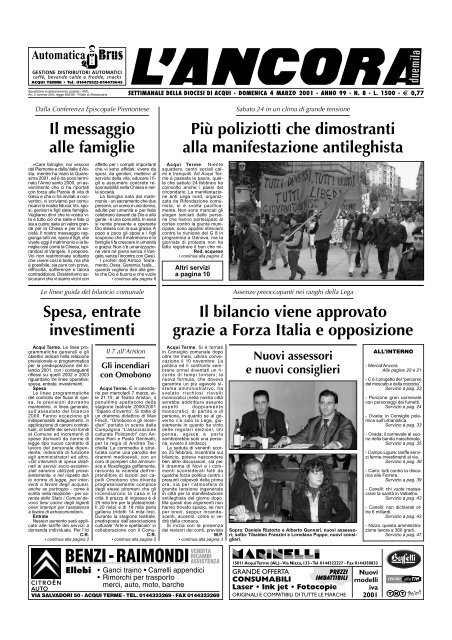 Acqui - L'ANCORA edicola