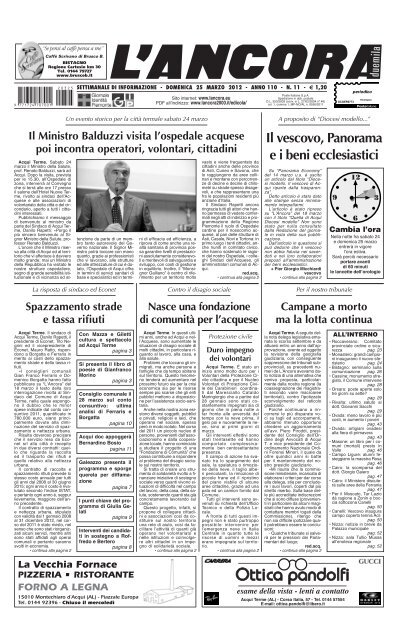 Numero 11 - L'ANCORA edicola