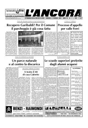 Per il Comune - L'ANCORA edicola