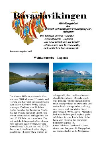 Weltkulturerbe – Laponia - DSV-München