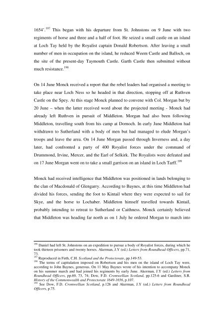 The Glencairn Uprising, 1653-54 Helen Baker Department of ...