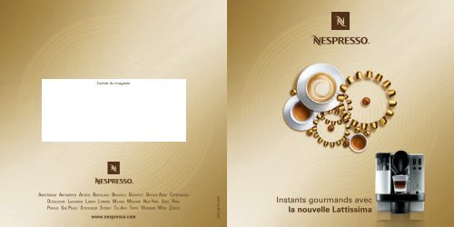 la brochure de la Lattissima - De'Longhi