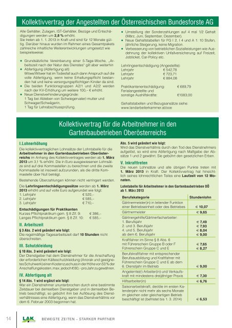 Betriebsräte - Landarbeiterkammer