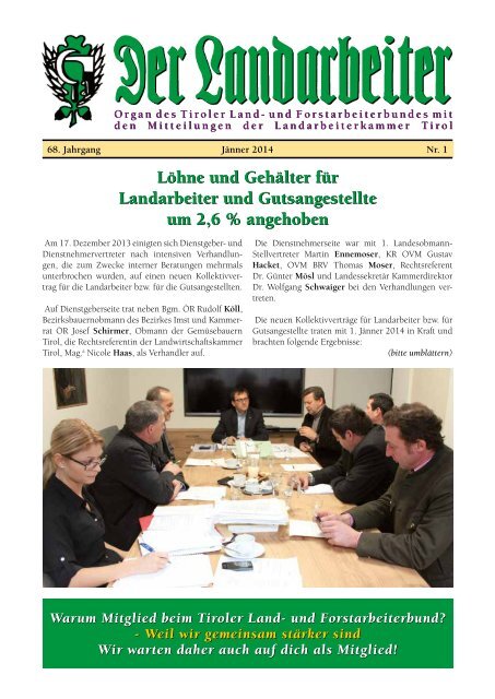 Der Landarbeiter - Landarbeiterkammer