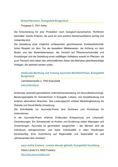 Pressemappe Gemeinwohl-Bilanz Pressekonferenz Berlin