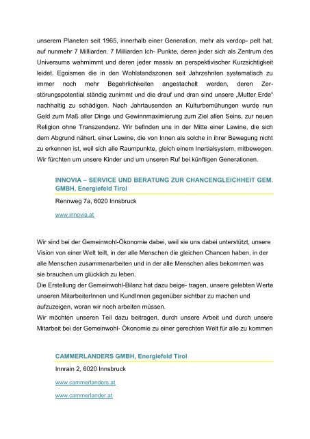 Pressemappe Gemeinwohl-Bilanz Pressekonferenz Berlin
