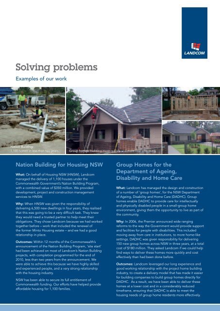 Solving Problems Click Here To Download Examples 235k Landcom