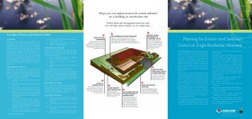 Planning for Erosion and Sediment Control on Single ... - Landcom