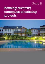 housing diversity examples of existing projects - Landcom