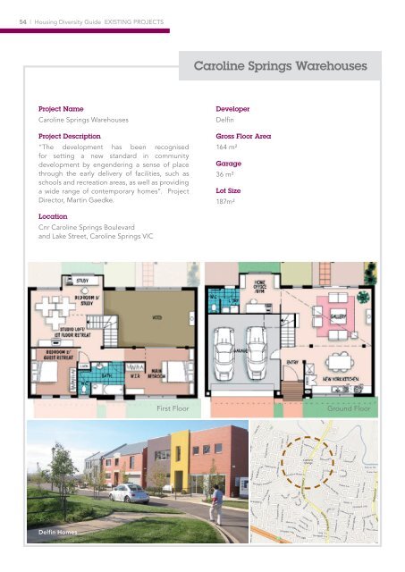 housing diversity examples of existing projects - Landcom