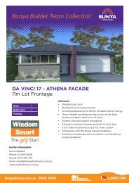 Da Vinci 17 | Athena Facade | 11m Lot Frontage | 3 Bed - Landcom