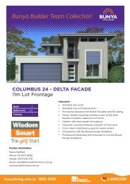 Columbus 24 | Delta Facade | 11m Lot Frontage | 4 Bed - Landcom