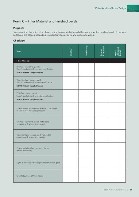 Landcom Book 4 Maintenance - WSUD