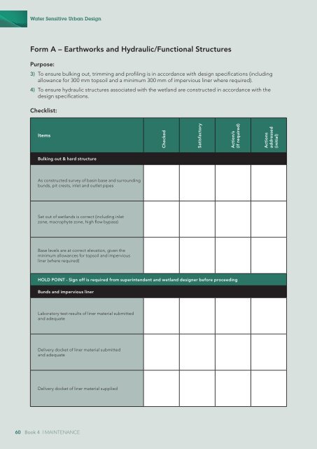 Landcom Book 4 Maintenance - WSUD