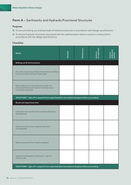 Landcom Book 4 Maintenance - WSUD