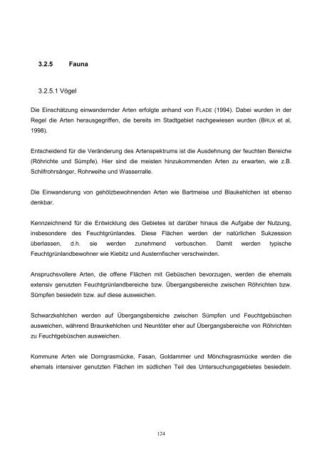 Pflege- und Entwicklungsplan Buschhagenniederung - UniversitÃ¤t ...