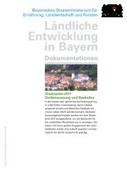 Dorferneuerung und Baukultur - Ländliche Entwicklung in Bayern