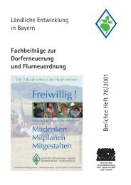 Berichte Heft 76/2001, Fachbeiträge zur Dorferneuerung und ...