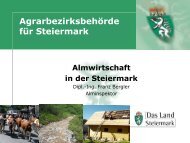 Almwirtschaft in der Steiermark - Landentwicklung