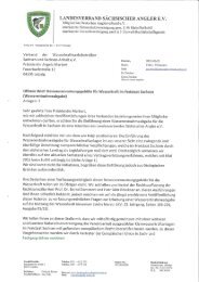 Offener Brief des LVSA an Präsidentin Angela Markert, Verband der ...