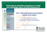 Wirtschaftsinitiative Nachhaltigkeit - Landentwicklung - Steiermark