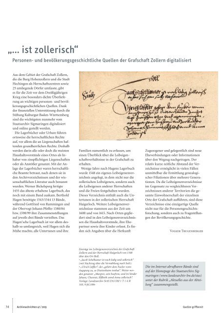 Archivnachrichten Nr. 47 , September 2013 (application/pdf 18.0 MB)