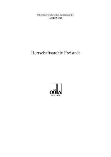 I. Handschriften - OberÃ¶sterreichisches Landesarchiv