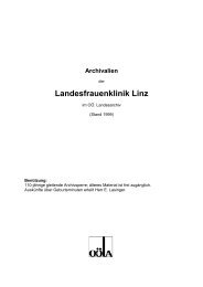 Verzeichnis - OberÃ¶sterreichisches Landesarchiv