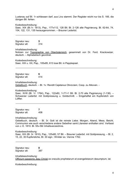 DIE HANDSCHRIFTEN DER ÃFFENTL. STUDIENBIBLIOTHEK IN ...