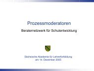 Prozessmoderatoren - Landeselternrat Sachsen
