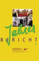 Jahresbericht LFRN 2008.pdf - Landesfrauenrat Niedersachsen