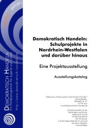 Demokratisch Handeln: Schulprojekte in Nordrhein-Westfalen und ...