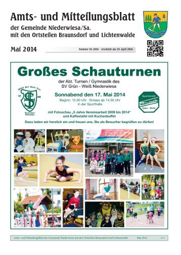 Amts- und Mitteilungsblatt Mai 2014
