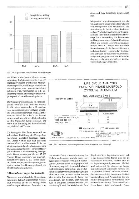 Ökologische Umstellungen in der industriellen Produktion