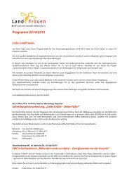 Programm 2014/2015 - LandFrauen Harpstedt-Heiligenrode