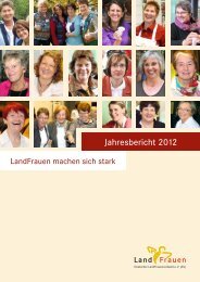 Jahresbericht des dlv 2012 - Deutscher LandFrauenverband e.V.