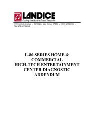 L 50 Series Service Manual Landice