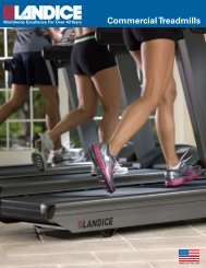 2003 landice online l7 treadmill manual