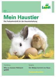 Mein Haustier - LANDI Jungfrau AG