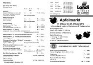 Apfelmarkt - LANDI Wiggen