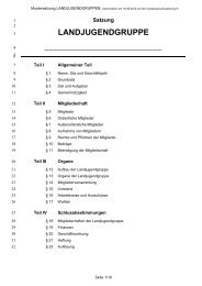 landjugendgruppe - Landjugendverband Schleswig-Holstein e.V.