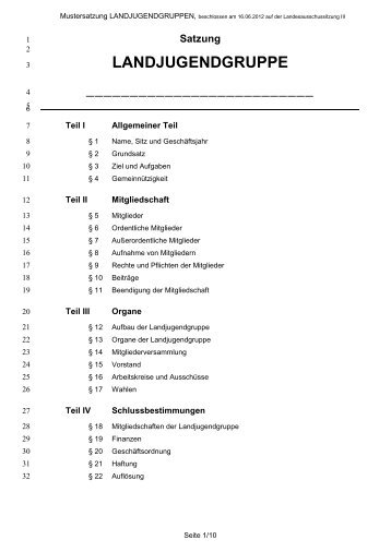 landjugendgruppe - Landjugendverband Schleswig-Holstein e.V.