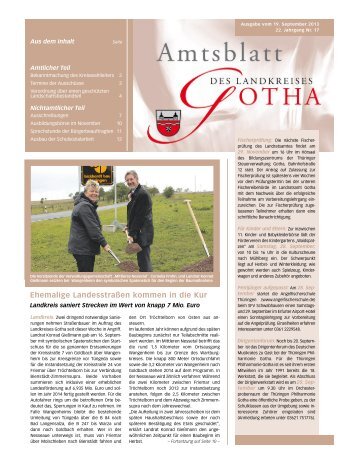 Amtsblatt vom 19.09.2013 - Landkreis Gotha