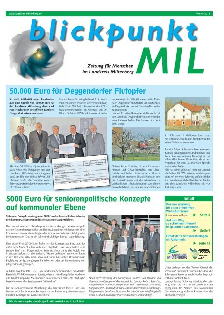50.000 Euro fÃ¼r Deggendorfer Flutopfer 5000 Euro fÃ¼r ...