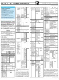 AMTSBLATT DES LANDKREISES MÜNcHEN - Landkreis München