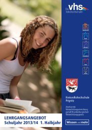 Download des kompletten Lehrgangsangebotes ... - Landkreis Prignitz